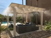 تركيب انظمة الضباب والرذاذ بالرياض (0504337358) تبريد فعال حتى 15°م أقل