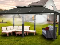 تركيب انظمة الضباب والرذاذ بالرياض (0504337358) تبريد فعال حتى 15°م أقل