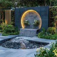 تصميم شلالات بالرياض (0504337358) تركيب نوافير منزلية بلمسات عصرية